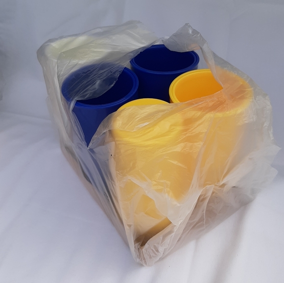 Tupperware Double Tumbler Set 12oz and 18oz Tupperware 12 Tumblers New - Picture 1 of 9